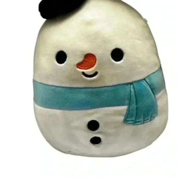 Manny The Snowman With Top Have And Scarf 8” Squishmallow soft‎ stuffed animal - Picture 5 of 14